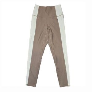 Abercrombie & Fitch sculptLUX taupe  High-Waisted Leggings